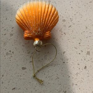 Beautiful Glass Seashell Ornament